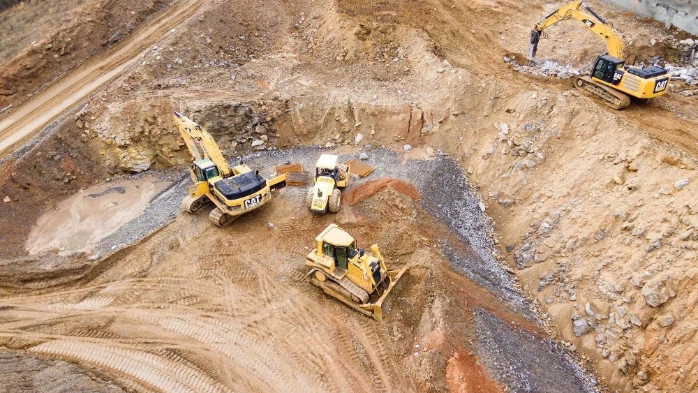 Rental of road construction machinery and excavators in Tehran