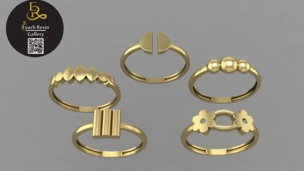 Evaage resin gallery, design and sales of gold and jewelry resin casting in Tehran