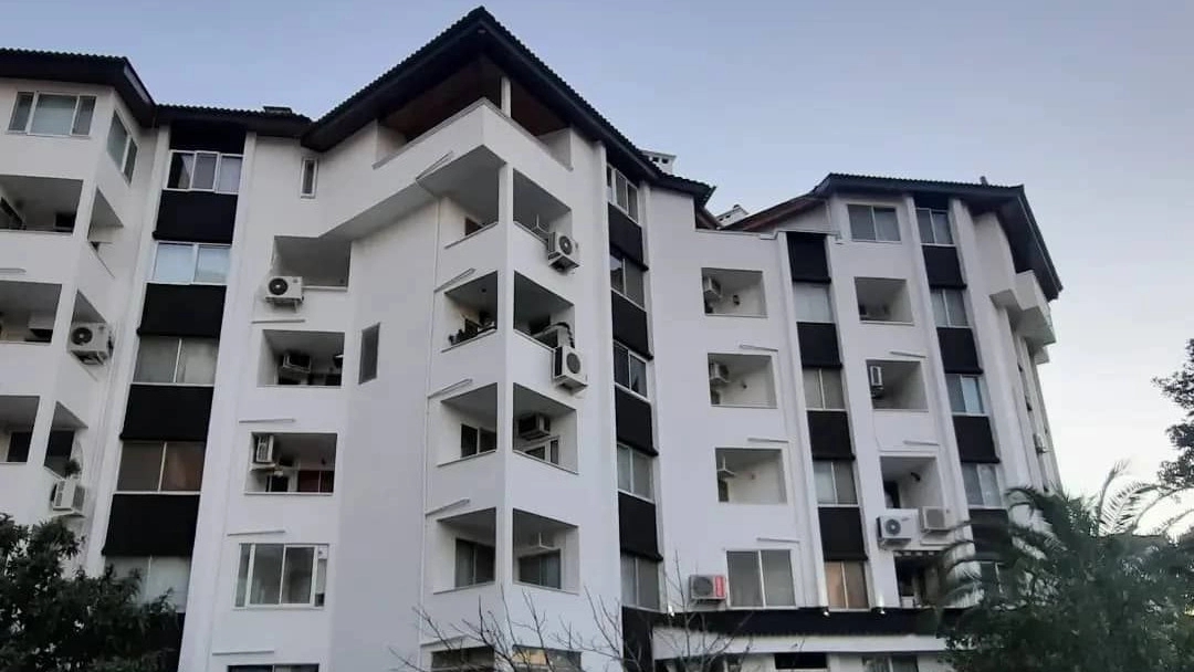 Saba company, color implementation of the facade of the building in Tehran