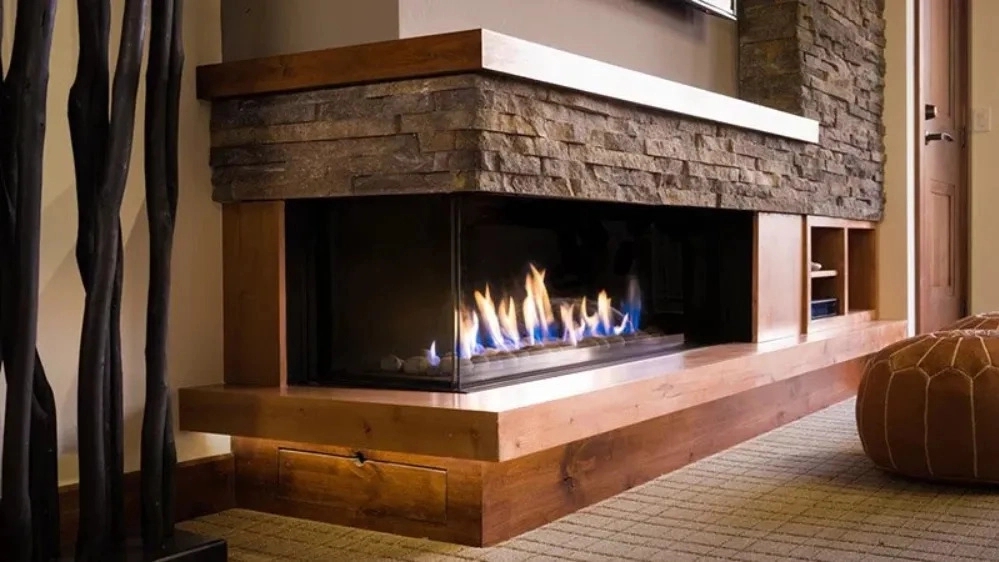 Construction of fireplace in Gilan province