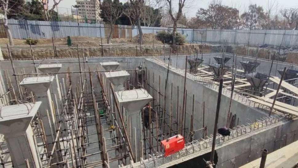 Reinforcement of concrete tank