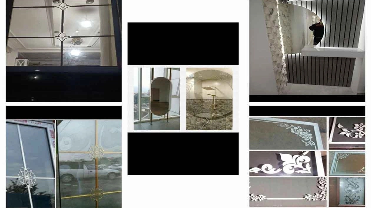 Glass and mirror in Kivan, building glass and mirror in Rasht