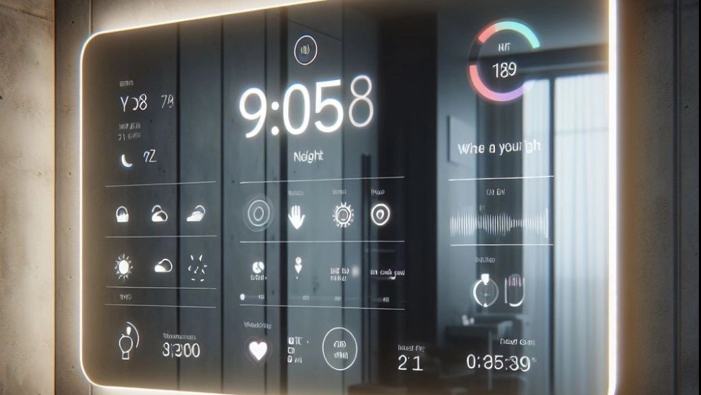 Production of Bluetooth touch smart mirrors in Isfahan