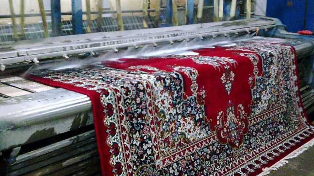 Carpet and sofa washing factory in Quds city