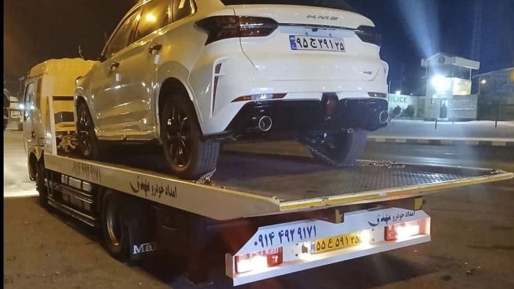 خودرو بر حسین پور در ماکو مرز بازرگان