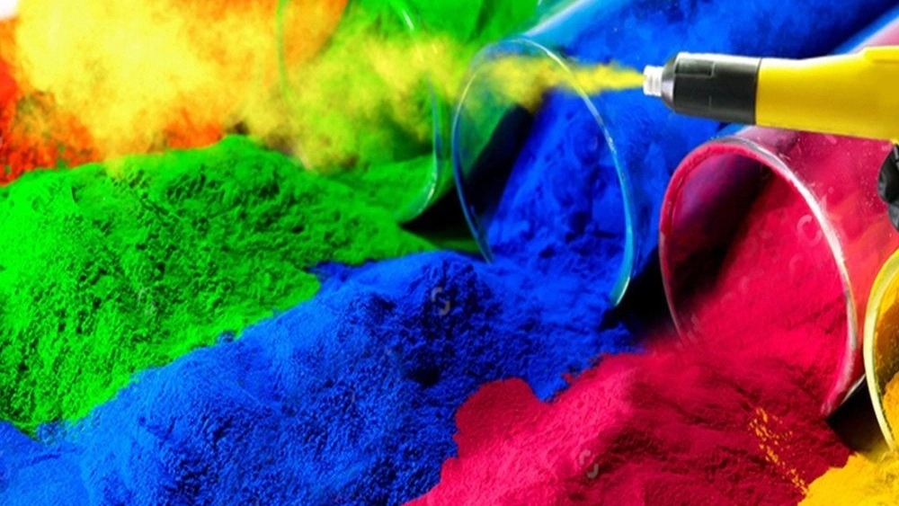 Electrostatic powder paint