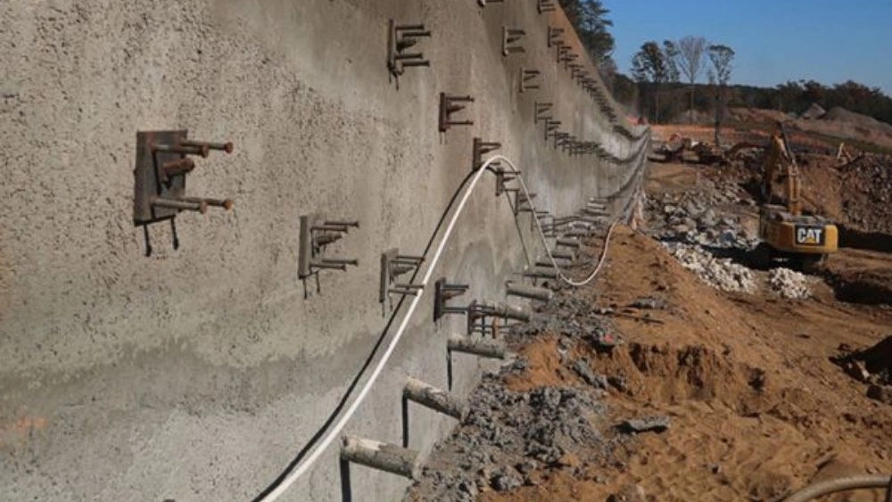 Execution of shotcrete, strengthening of pits and concrete structures in Khuzestan