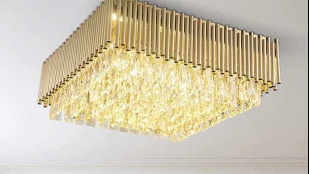 Pasargad chandelier, installation and sale of crystal ceiling brass chandelier in Quds city