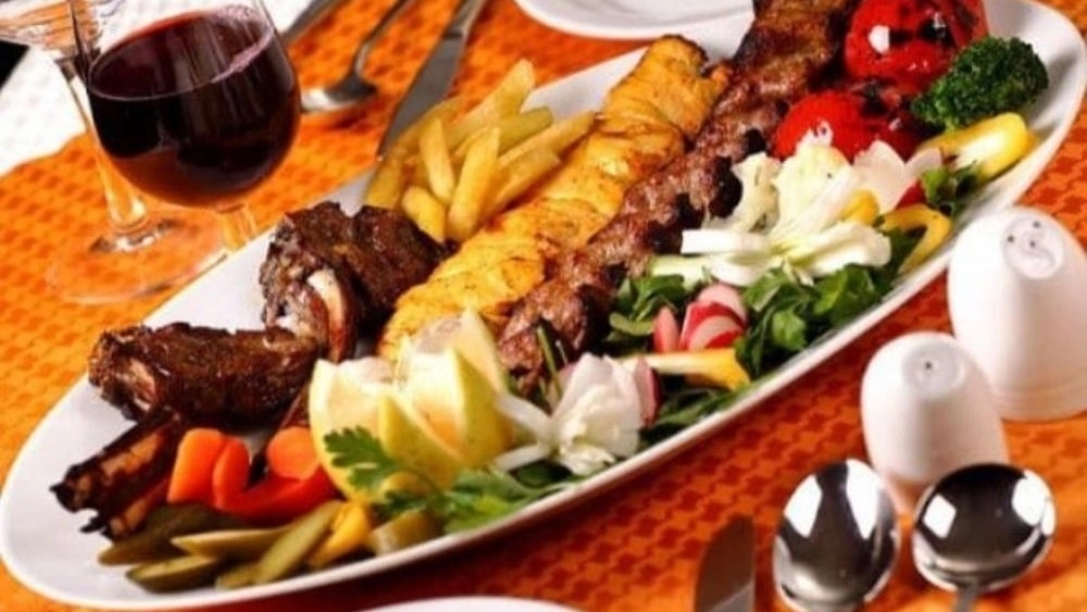 Outdoor kitchen restaurant in Yazd