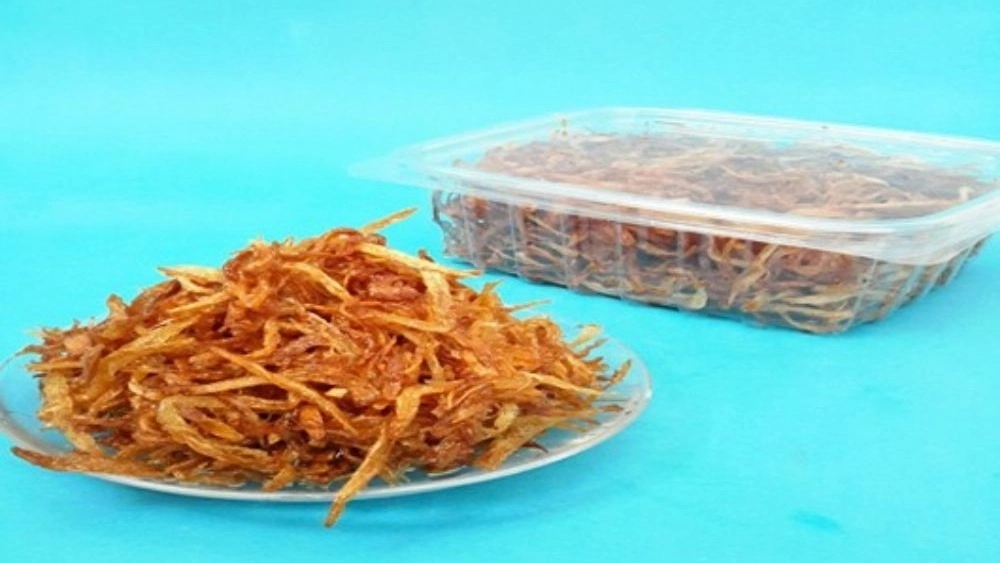 Named household products, sale of fried vegetables and onions in Rasht