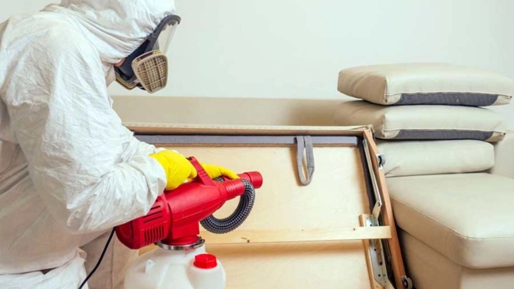 Spraying offices and houses in Isfahan