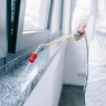 Poya Sam, spraying houses of companies and offices in Shiraz