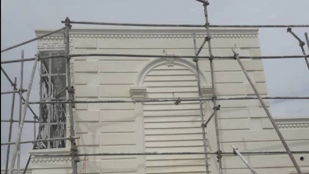 Implementation of cement facade in Ardabil