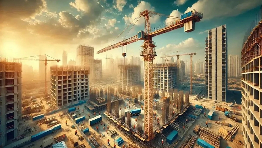 Tehran tower crane
