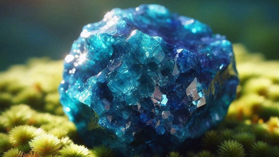 Selling azurite ornamental stones in Tabriz