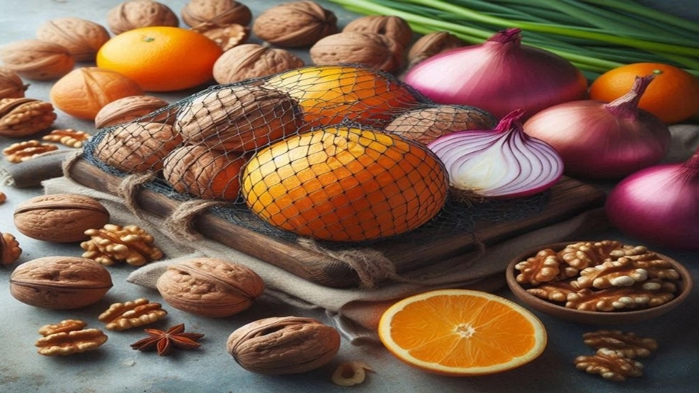 Production of onion, walnut and citrus nets in Isfahan