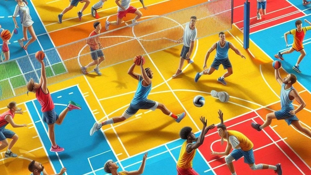 Implementation and installation of sports and industrial flooring