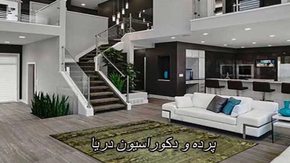 Sea decoration, sales and installation of virtual sky wallpaper curtains in Bandar Abbas