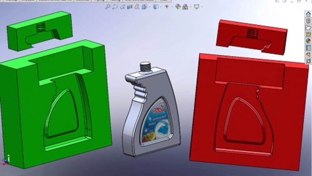 Template design with Katya and SolidWorks