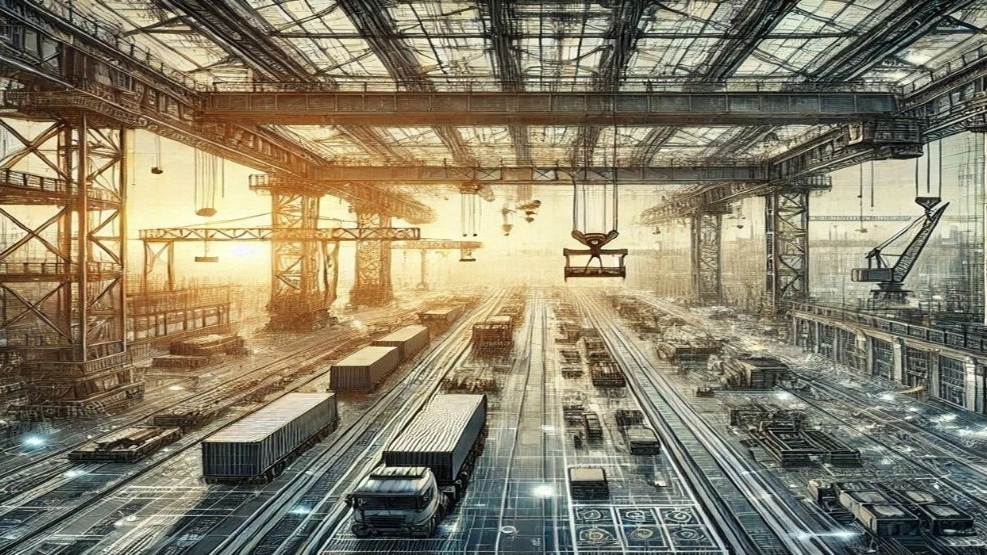 Repair of overhead crane in Isfahan