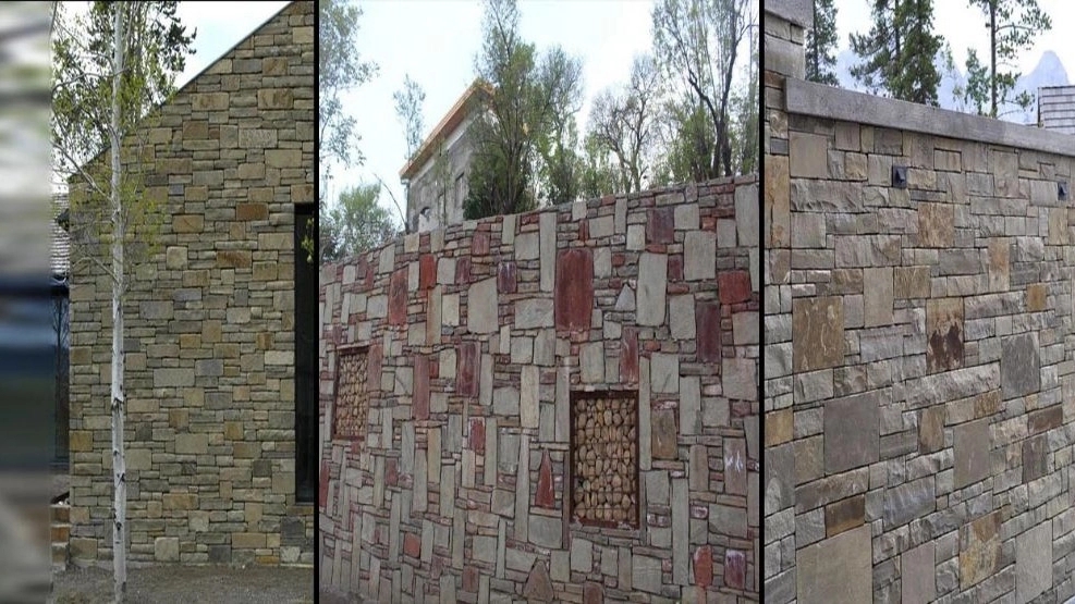 Implementation of sheet stone in Damavand