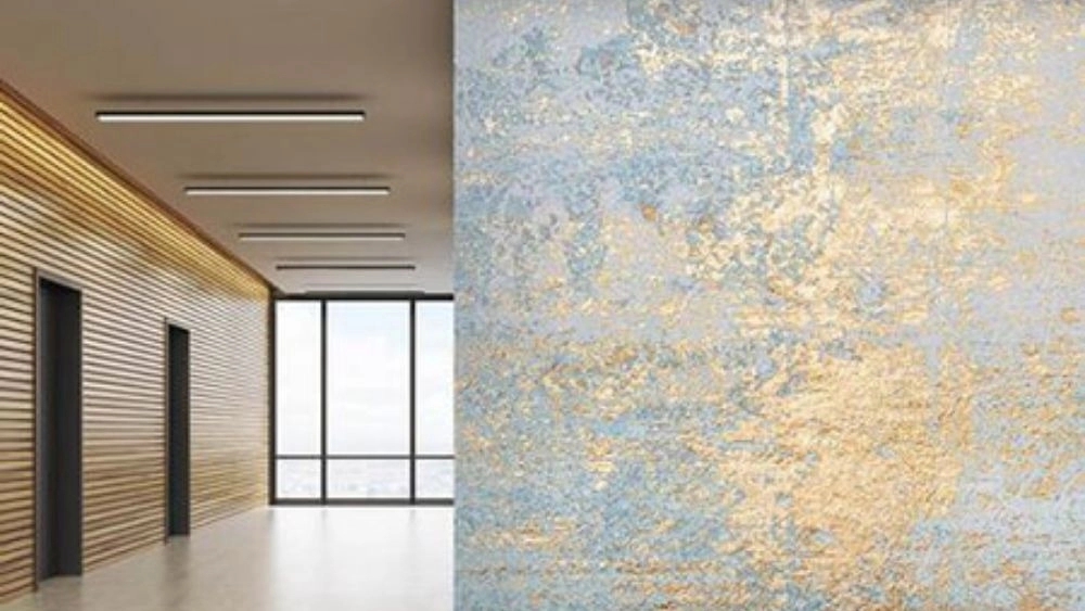 Alizadeh building painting, execution of antique stone patina building painting in Tehran