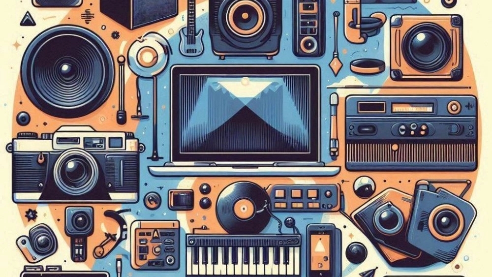 Selling audio and video products in Marivan