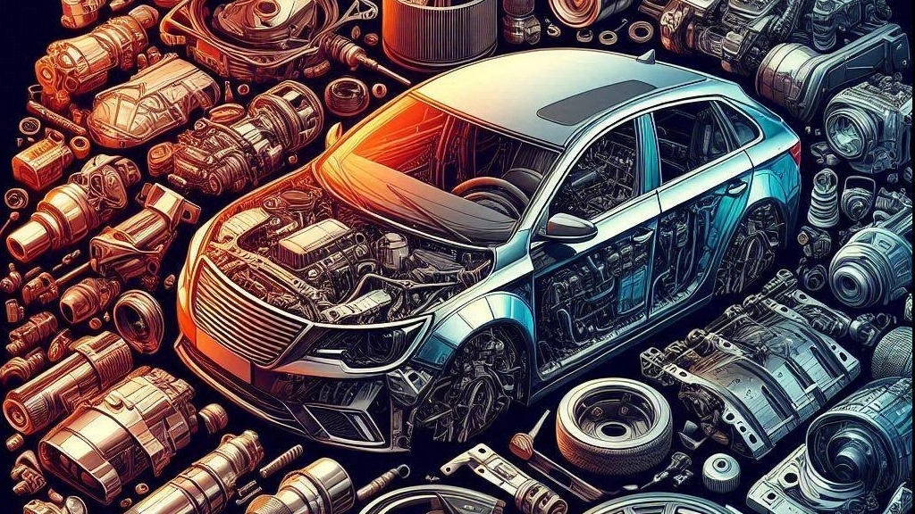 Sale of accessories and spare parts of the car body in Baneh