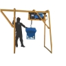 Safdari construction lift, sale and rent of roof jack lift in Rasht