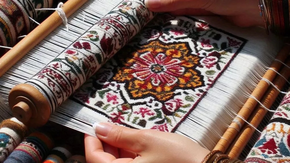 The price of handmade carpet yarn