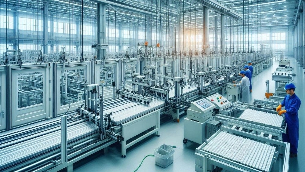 UPVC door and window production line