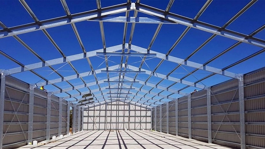 Construction of steel structures and niches in Ray Tehran