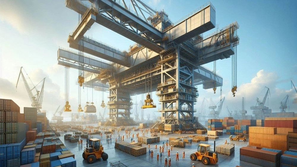 Gateway Crane Government Production in Tabriz