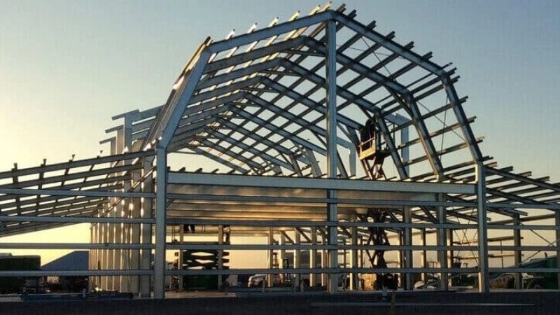 Metal frame and Ismaili shed in Bushehr