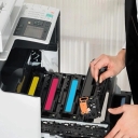 Yazdi store, office machine repairs and cartridge charging in Mashhad