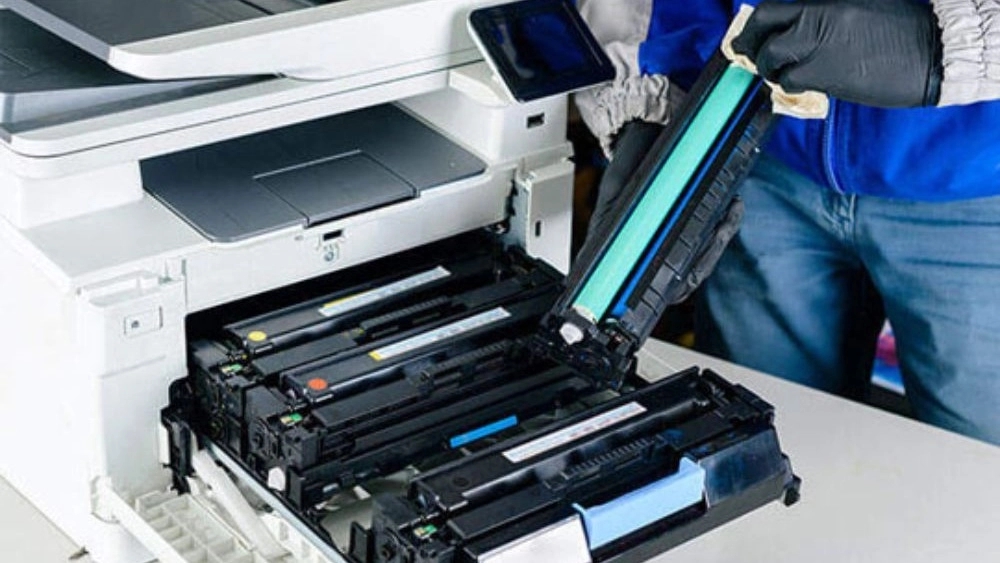 Yazdi store, office machine repairs and cartridge charging in Mashhad