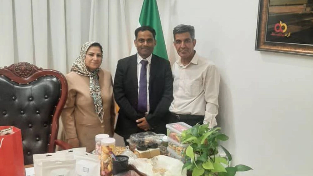 Meeting with a representative from India