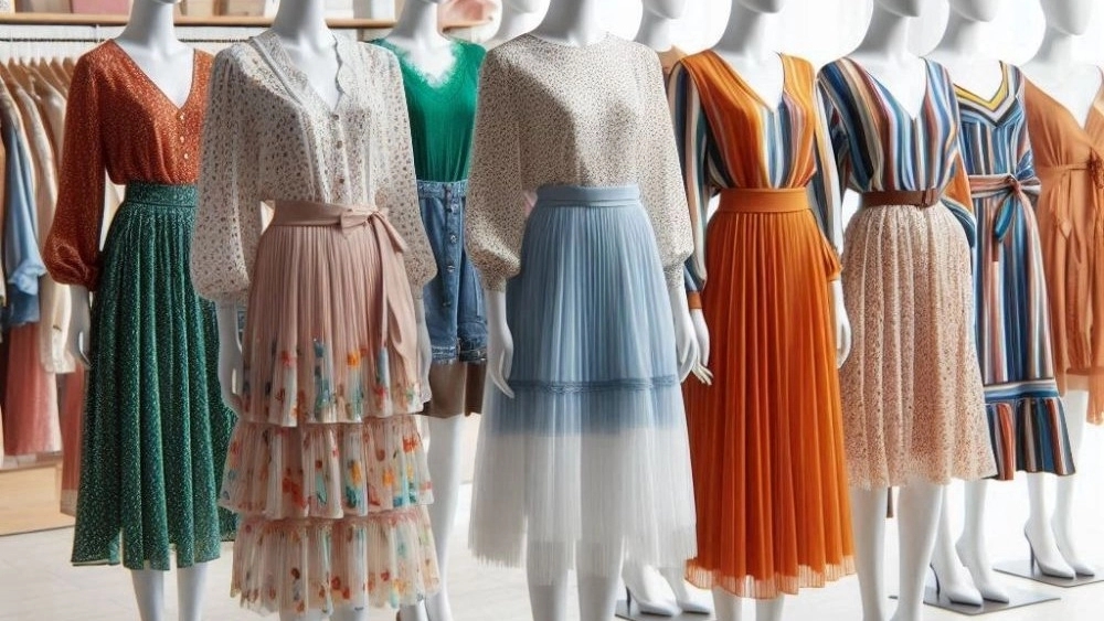 Sale of women's clothing in Tehran