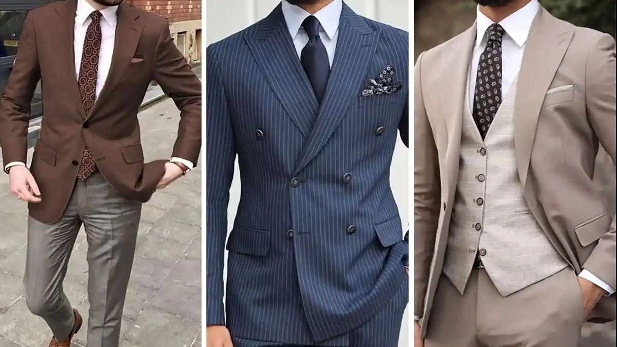 Class men's clothing, sale of suit and single coats in Rasht