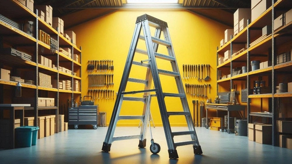 Industrial ladder broadcast of the modern ladder world