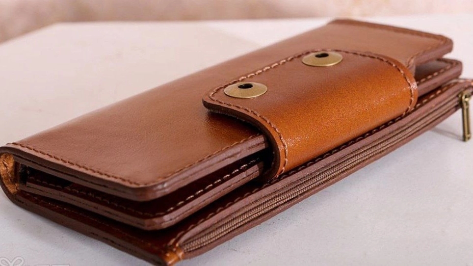 Handmade leather wallet