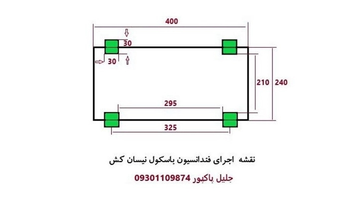 نقشه فندانسیون باسکول ها