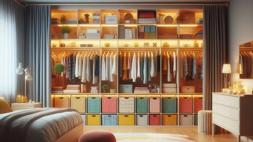 Design of Wall Wardrobe Dezful Sky Architecture Office