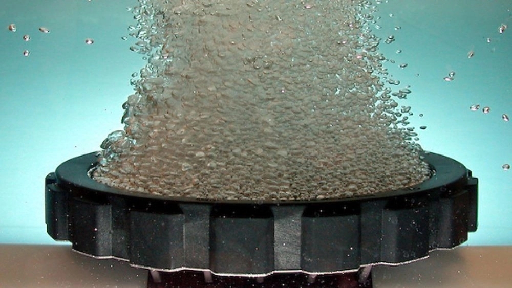 Fish breeding aeration diffuser in Ardebil