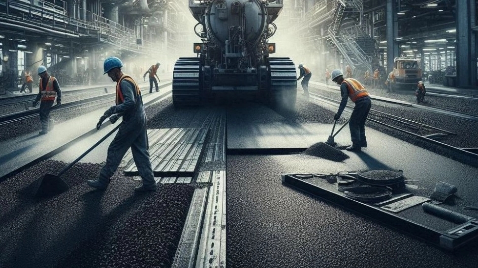 Implementation of asphalt and bitumen in Tehran