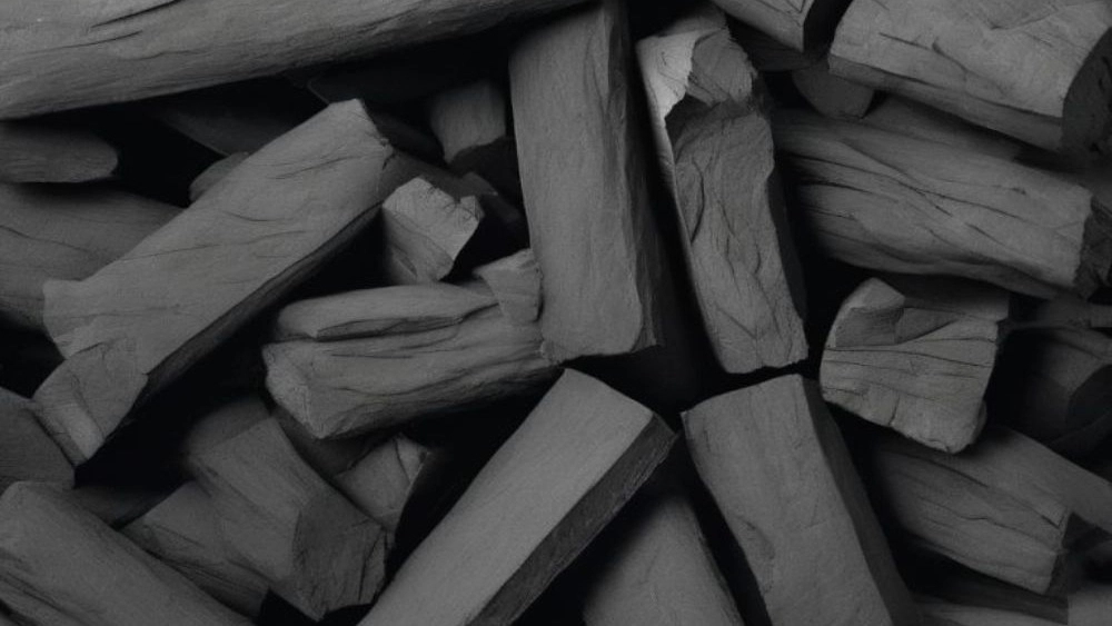 Producing grilled charcoal in Urmia