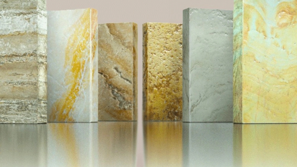 The spa stone of the emerald and olive complex