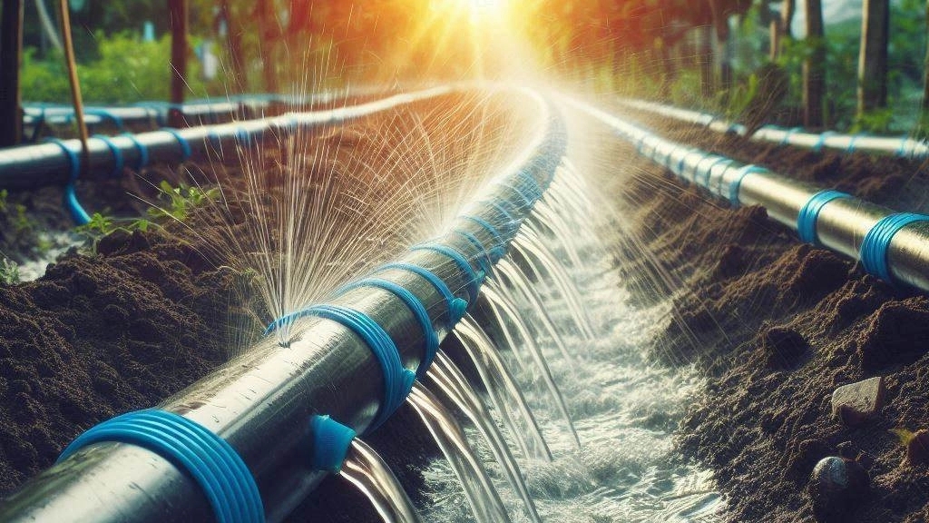 Apadana's new drip irrigation equipment