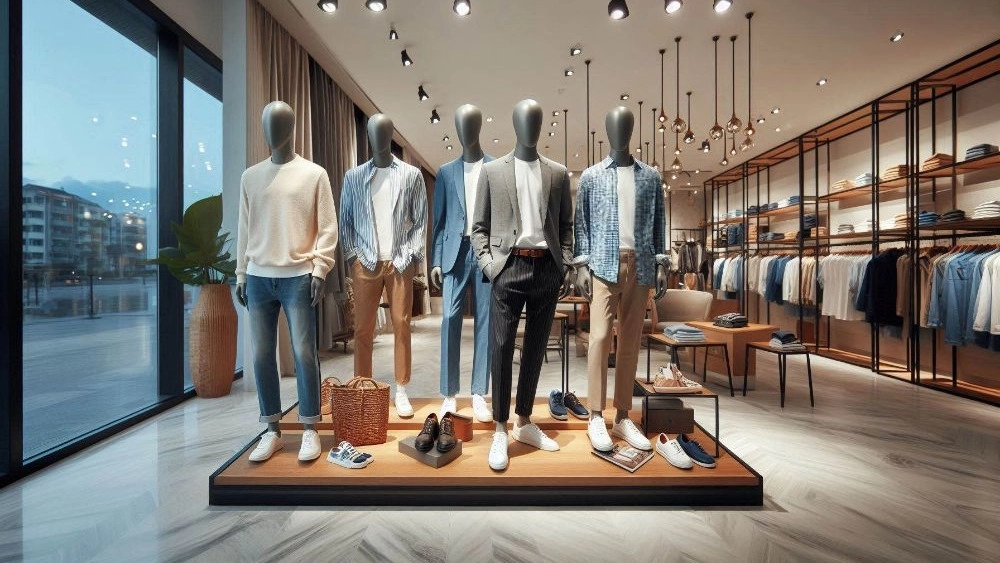 Men's clothing production in Tehran