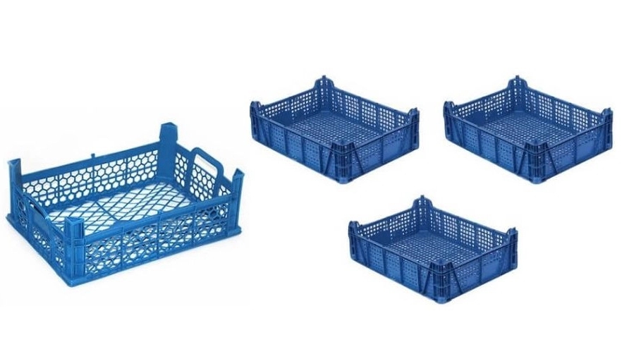 Production of plastic boxes of fruits and vegetables in Urmia